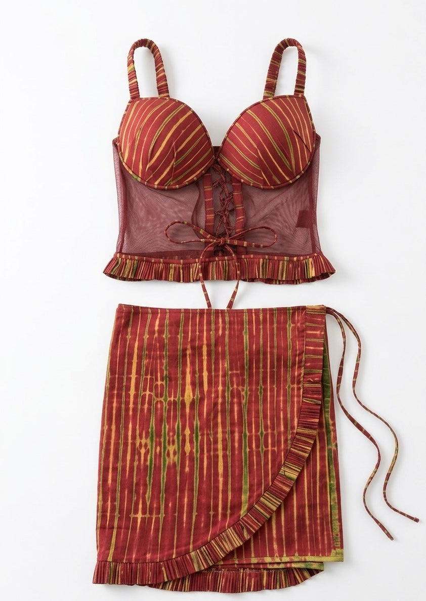 Ensemble Nuisette Africaine Fait Main — Tissu Coco Dounda Burkina Faso