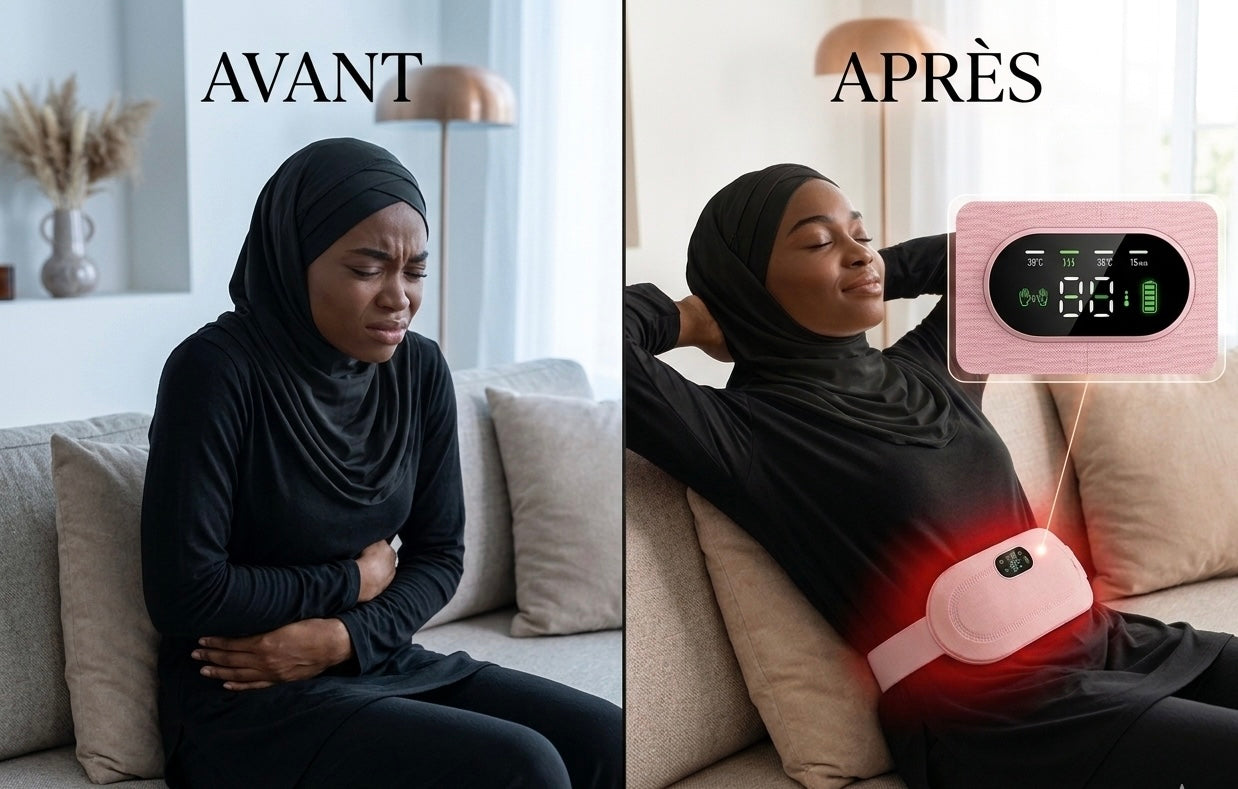 🌸 Ceinture Menstruelle Chauffante