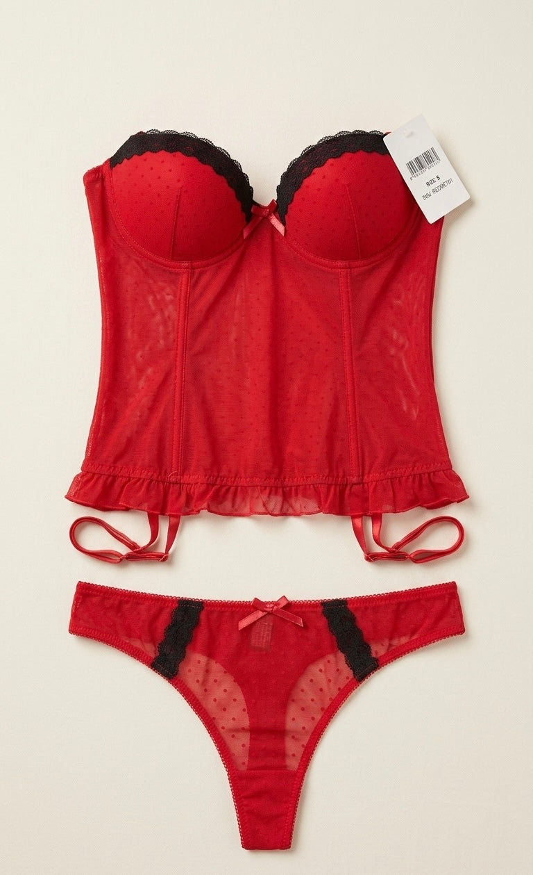 Ensemble rouge danger