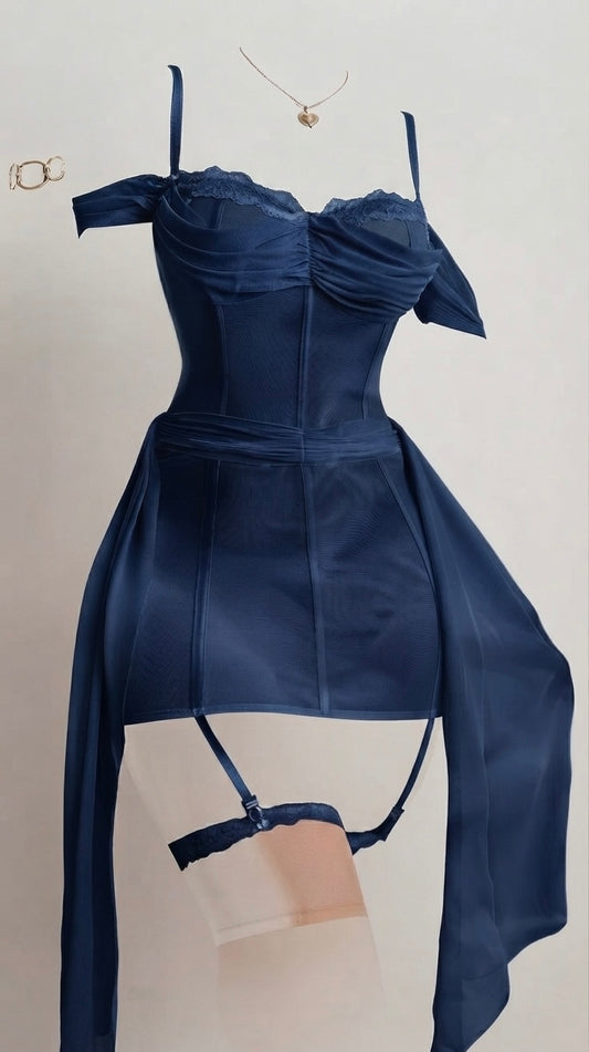 Nuisette magnifique bleu nuit