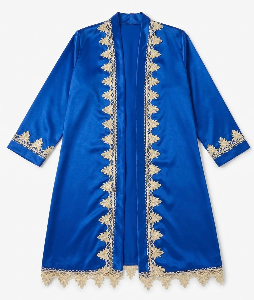 Ensemble Peignoir Luxe en Soie – Set 4 Pièces made in Turquie