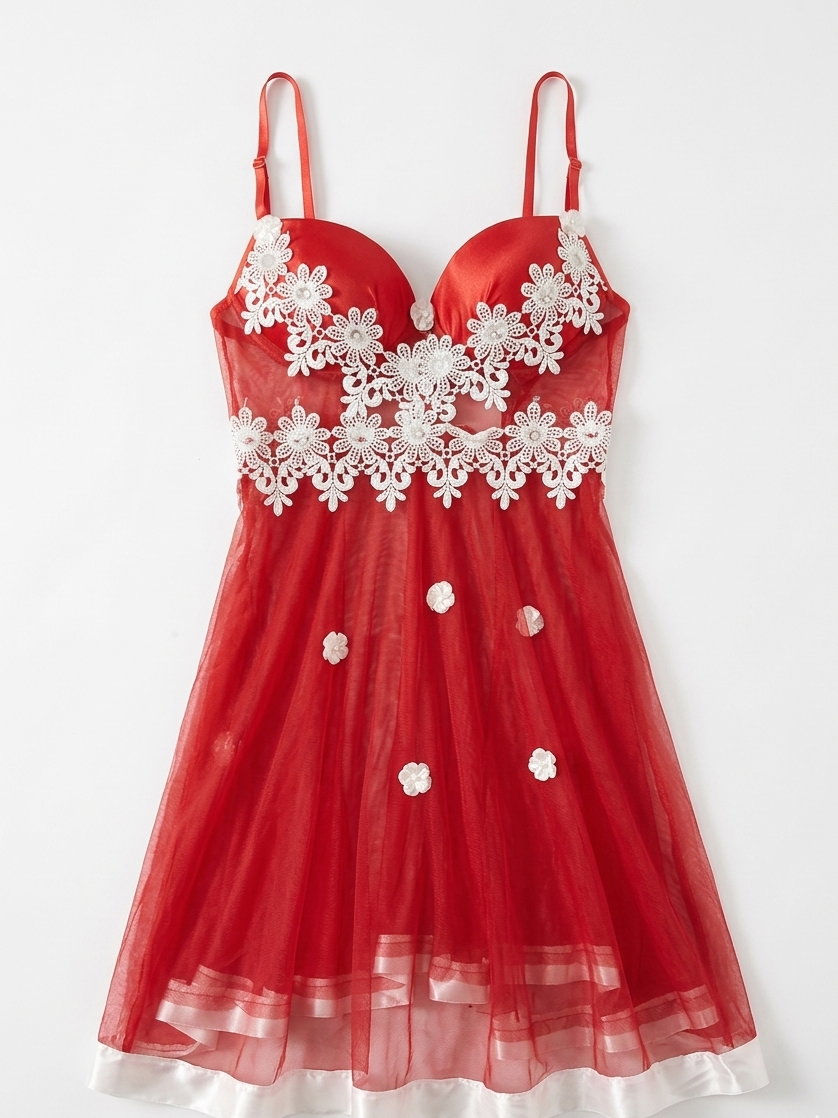 Nuisette Bicolore Rouge & Blanc